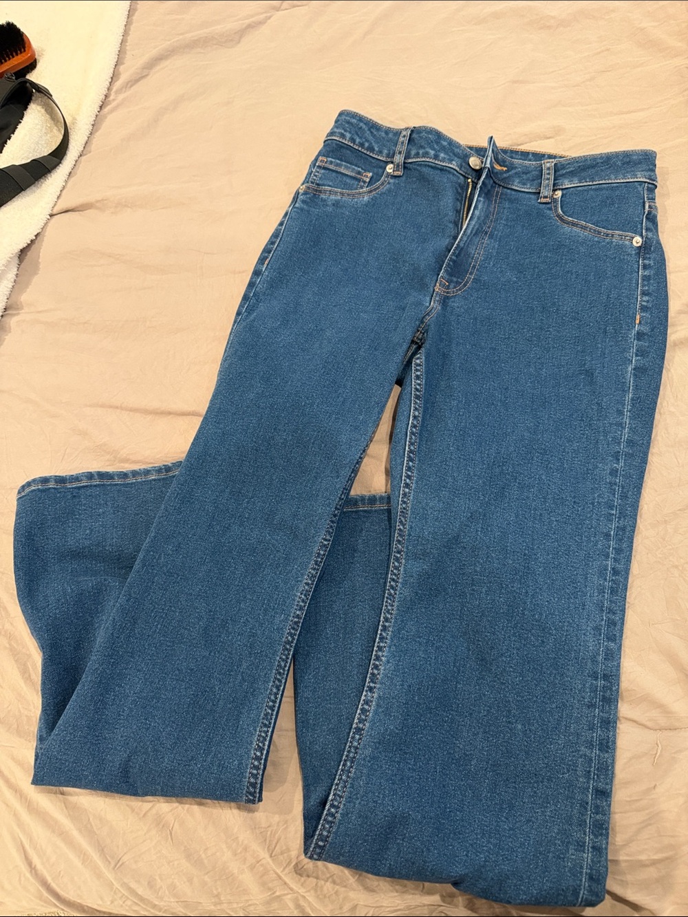 H&M Dark Blue Flare Jeans